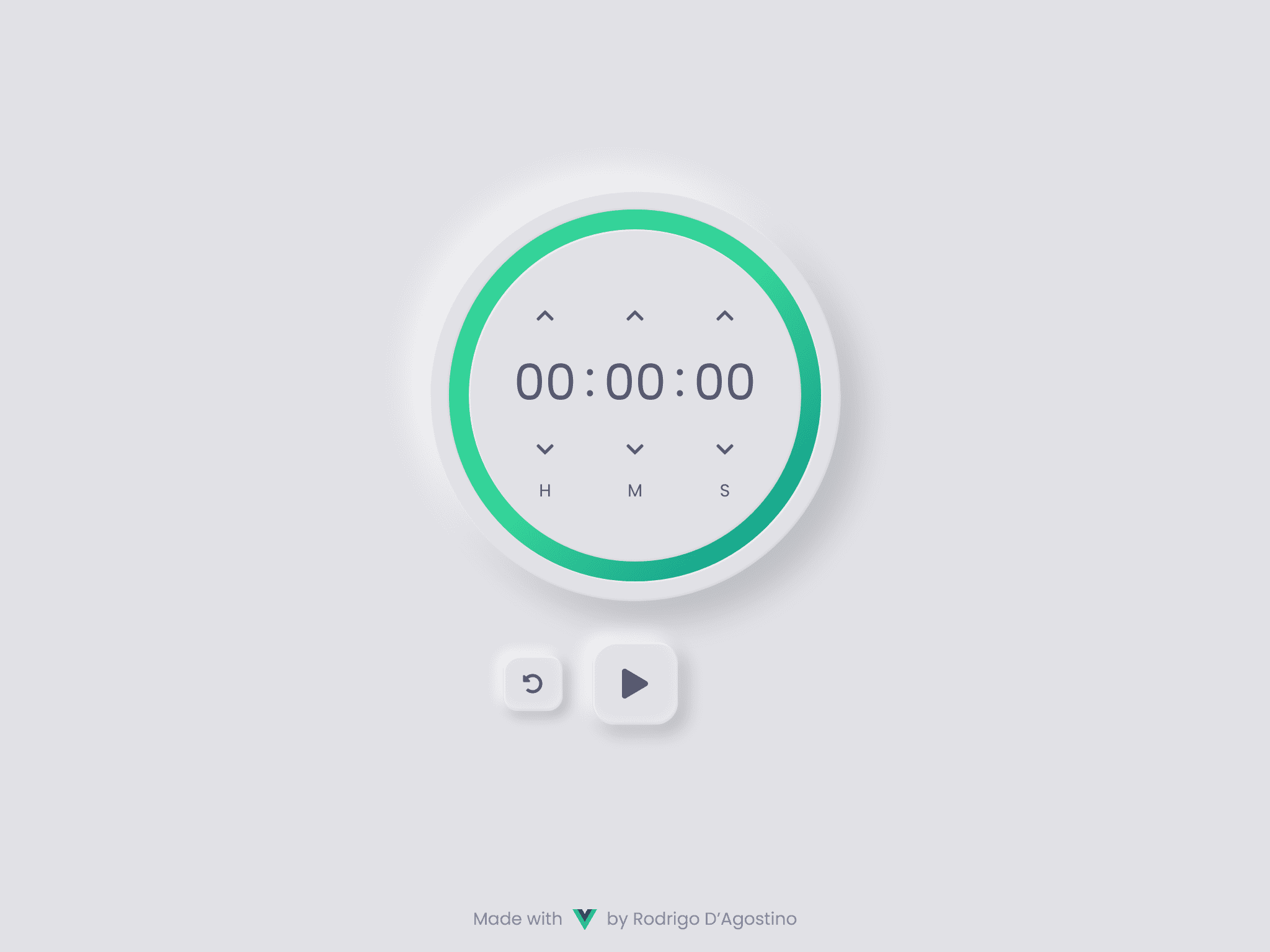 Screenshot of the Vue To-Do App project
