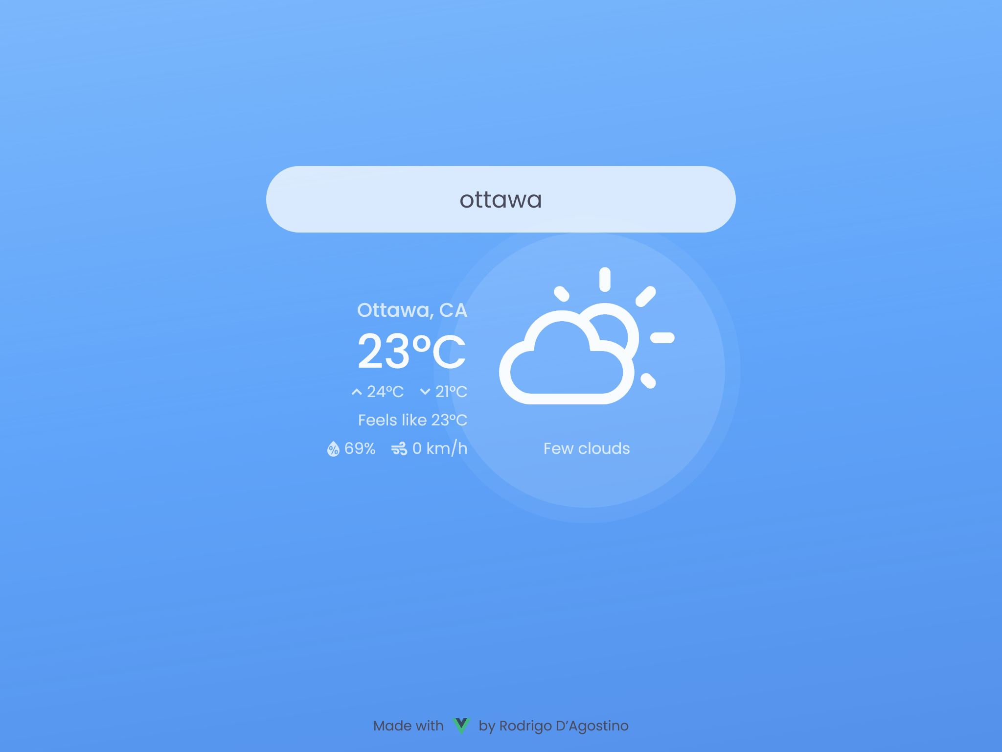 Screenshot of the Vue To-Do App project